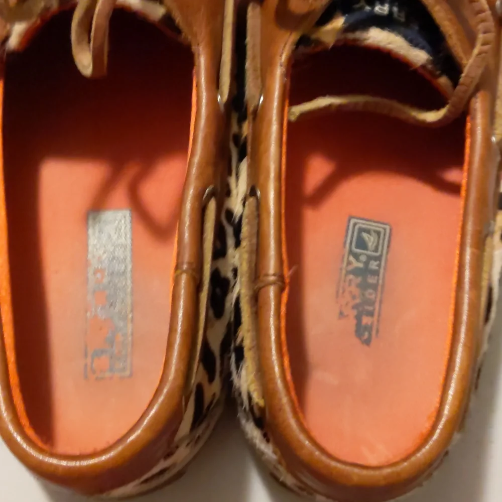 Sperry top sider leopard print size 7 - Picture 11 of 12